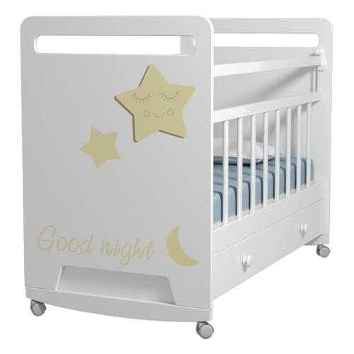 Детская кроватка VDK Good Night Star колесо-качалка с ящиком для хранения в ИКЕНация