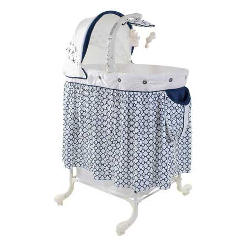 Колыбель Noony Lula White Navy в ИКЕНация