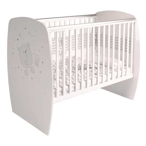 Кровать детская Polini Kids French 700, Teddy, Белый в ИКЕНация