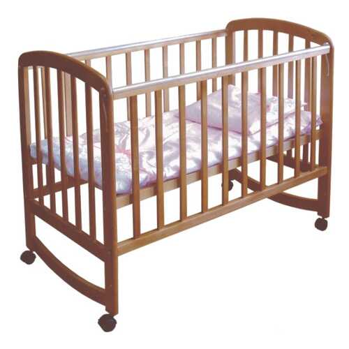Кровать колесо-качалка Фея 304 орех 5514-1 в ИКЕНация
