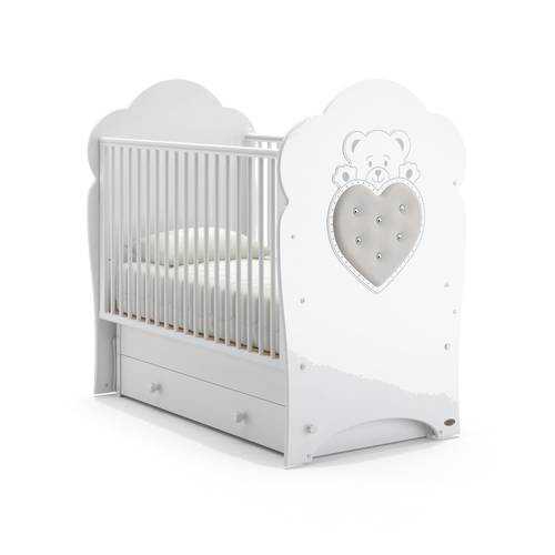 Кроватка Nuovita Fortuna Swing маятник поперечный bianco белый в ИКЕНация