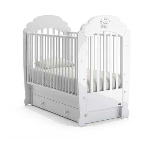 Кроватка Nuovita Parte Swing маятник поперечный bianco белый в ИКЕНация
