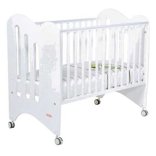 Papaloni кровать luna 120х60 белая в ИКЕНация