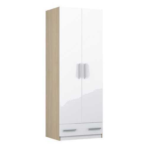 Детский шкаф двухсекционный Polini kids Simple с 1 ящиком, ваниль-белый в ИКЕНация