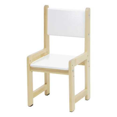 Стул для комплекта растущей детской мебели Polini Kids Eco 400 SM, белый-натуральный в ИКЕНация
