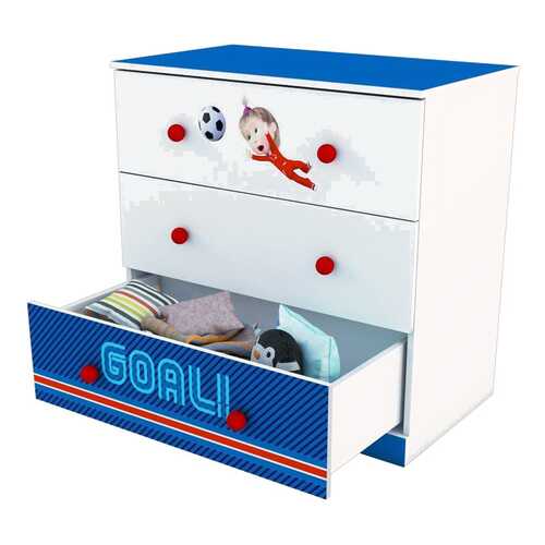 Комод детский Polini Kids Fun Маша и Медведь 3290 Синий в ИКЕНация