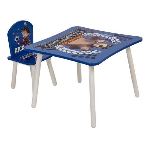 Комплект детской мебели Polini kids Fun 145 S Маша и Медведь синий в ИКЕНация