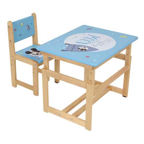 Комплект растущей детской мебели Polini Kids Disney baby 400 SM Микки Маус 68х55, синий в ИКЕНация