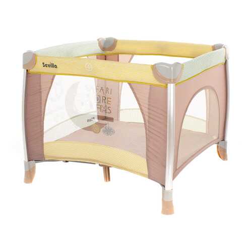 PITUSO Манеж SEVILLA BEIGE/Бежевый одноуровневый, с лазом, 93*93*76см в ИКЕНация