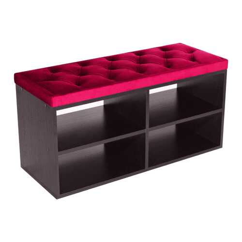 Обувница Милана Обувница HD 950*450*450 Bella 04 Красный, Венге в ИКЕНация
