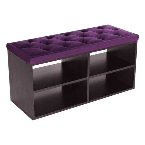 Обувница Милана Обувница HD 950*450*450 Bella 14 Фиолетовый, Венге в ИКЕНация
