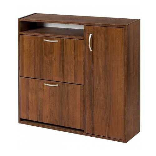 Обувница Вентал ШК-2 VEN_shk_2_walnut 92,4х22,5х88,2 см, орех темный в ИКЕНация
