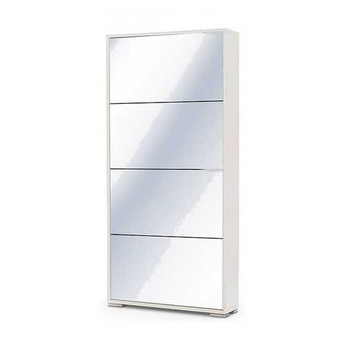 Обувница Вентал Viva-4S VEN_10000165 69,5х18,5х145,6 см, белый/зеркальный в ИКЕНация