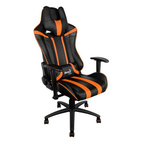 Игровое кресло AeroCool AC-120 AC120-BO, черный/оранжевый в ИКЕНация