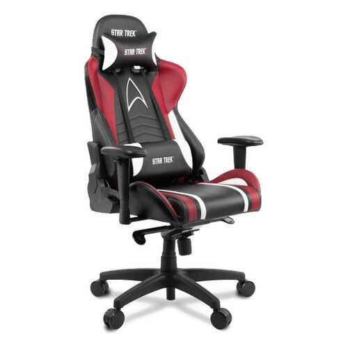 Игровое кресло Arozzi Gaming Chair - Star Trek Edition/Экокожа черная/красная/белая в ИКЕНация
