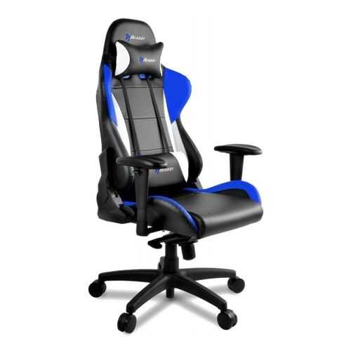 Игровое кресло Arozzi Verona Pro/Экокожа черная/синяя/белая в ИКЕНация