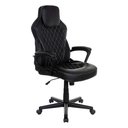 Игровое кресло College BX-3769/Кожа PU черная в ИКЕНация