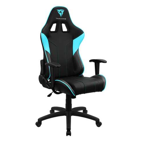 Игровое кресло ThunderX3 EC3 AIR TX3-EC3BC, черный/голубой в ИКЕНация