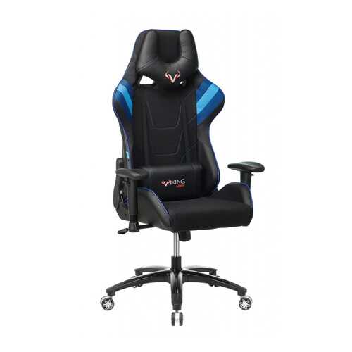 Кресло игровое Бюрократ VIKING 4 AERO BLUE две подушки черный/синий искусст.кожа/ткань в ИКЕНация