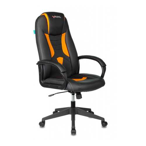Кресло игровое Бюрократ VIKING-8N/BL-OR черный/оранжевый искусственная кожа в ИКЕНация