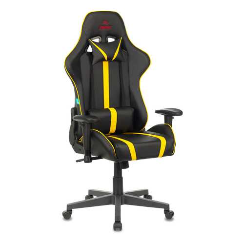 Кресло игровое Бюрократ VIKING ZOMBIE A4 YEL черный/желтый искусственная кожа в ИКЕНация