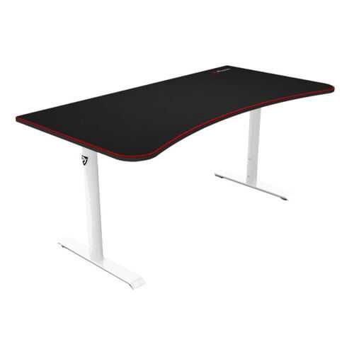 Компьютерный стол Arozzi Arena Gaming Desk/Черный МДФ/Белый металл в ИКЕНация