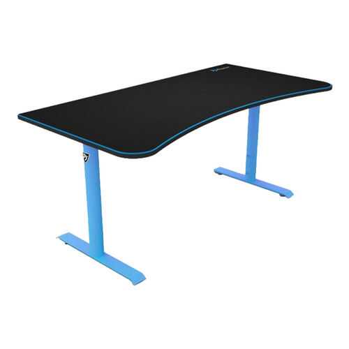 Компьютерный стол Arozzi Arena Gaming Desk/Черный МДФ/Голубой металл в ИКЕНация