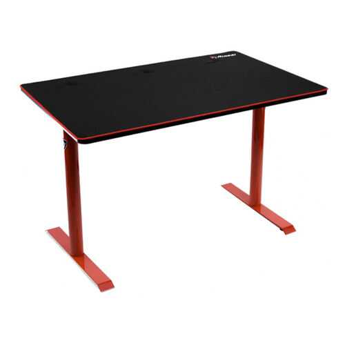 Компьютерный стол Arozzi Arena Leggero Gaming Desk/Черный МДФ/Красный металл в ИКЕНация