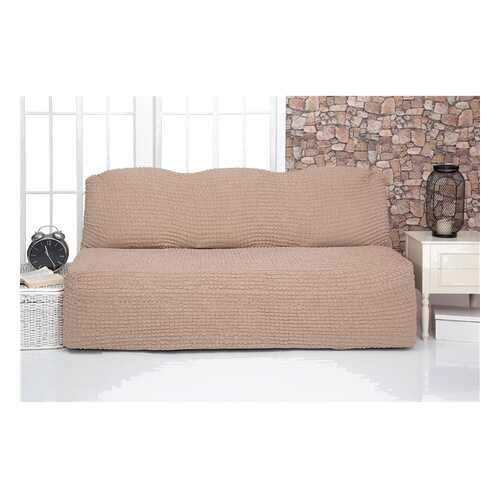 Чехол на трехместный диван без подлокотников и оборки Venera Sofa, цвет: бежевый в ИКЕНация