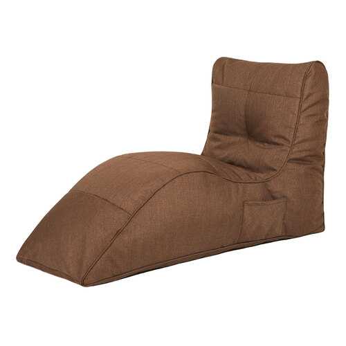 Кресло бескаркасное Папа Пуф Cinema Sofa Chocolate, размер XXL, рогожка, коричневый в ИКЕНация
