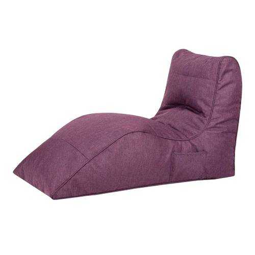 Кресло бескаркасное Папа Пуф Cinema Sofa Purple, размер XXL, рогожка, фиолетовый в ИКЕНация