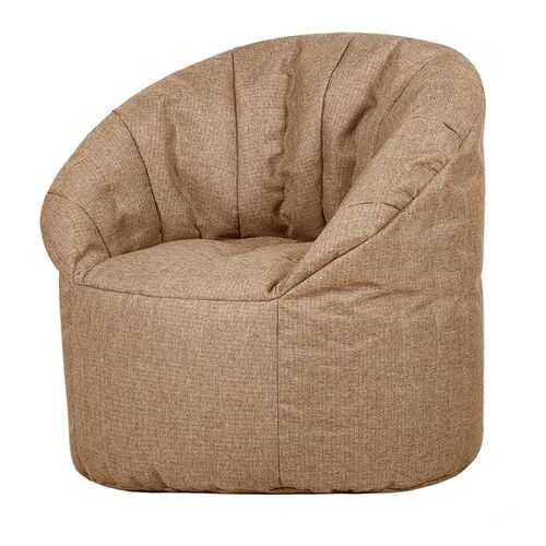 Кресло бескаркасное Папа Пуф Club Chair Biege, размер XL, рогожка, бежевый в ИКЕНация