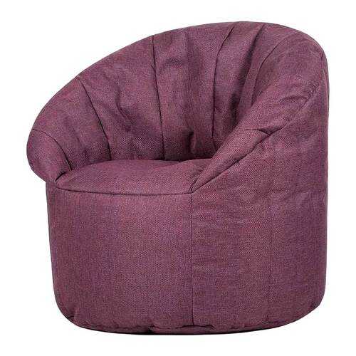 Кресло бескаркасное Папа Пуф Club Chair Purple, размер XL, рогожка, фиолетовый в ИКЕНация