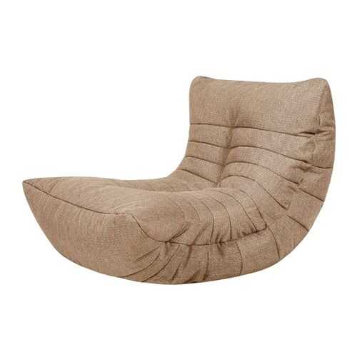 Кресло бескаркасное Папа Пуф Cocoon Chair Biege, размер L, рогожка, бежевый в ИКЕНация
