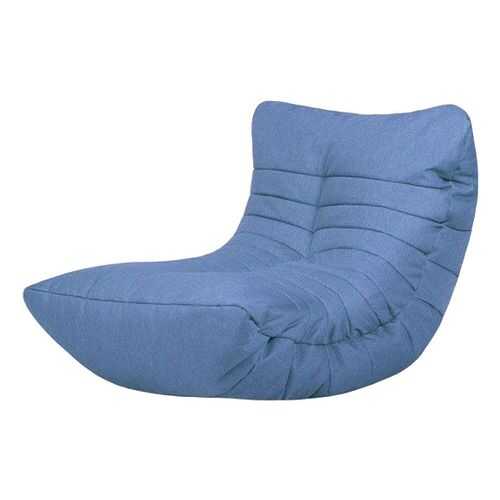 Кресло бескаркасное Папа Пуф Cocoon Chair Blue, размер L, рогожка, синий в ИКЕНация