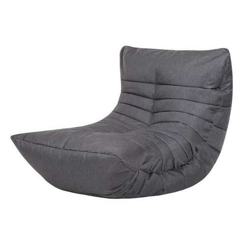 Кресло бескаркасное Папа Пуф Cocoon Chair Grafite, размер L, рогожка, темно-серый в ИКЕНация