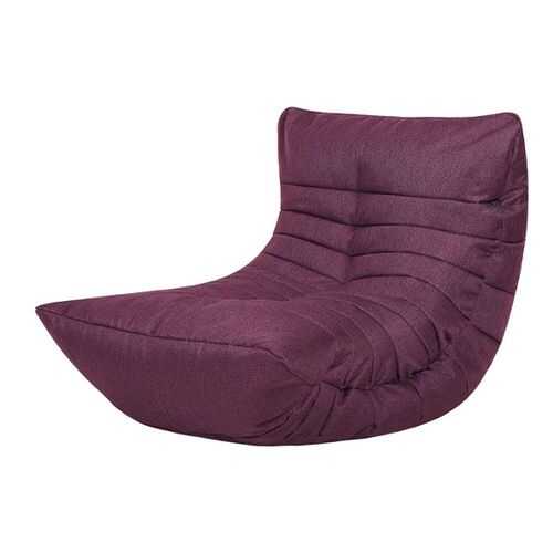Кресло бескаркасное Папа Пуф Cocoon Chair Purple, размер L, рогожка, фиолетовый в ИКЕНация