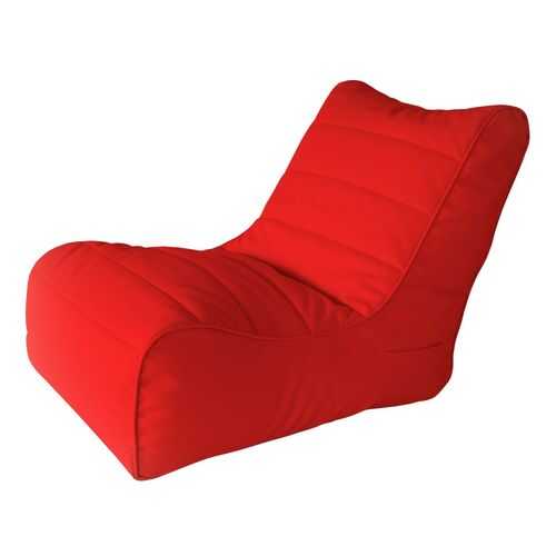 Кресло бескаркасное Папа Пуф Soft Lounger Red, размер XL, экокожа, красный в ИКЕНация