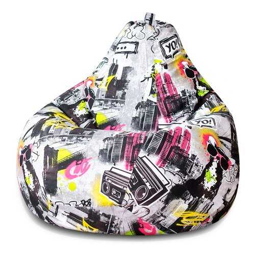 Кресло-мешок DreamBag URBAN II, размер XL, жаккард, серый с рисунком в ИКЕНация