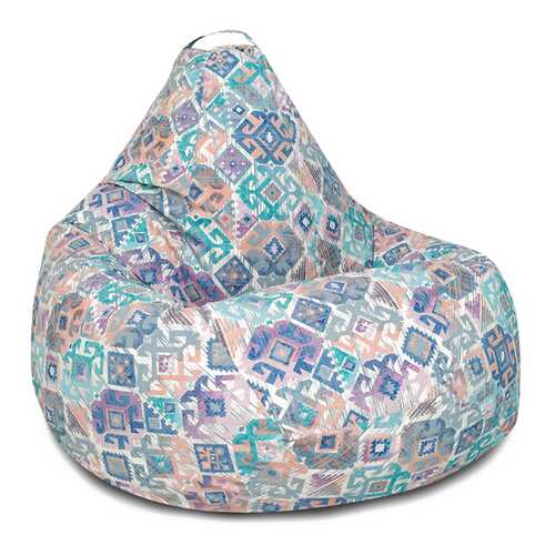 Кресло-мешок DreamBag Ясмин, размер XL, жаккард, бежевый; голубой; синий в ИКЕНация