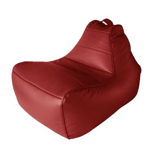 Кресло-мешок Папа Пуф Modern Lounger Bordo, размер L, экокожа, бордовый в ИКЕНация