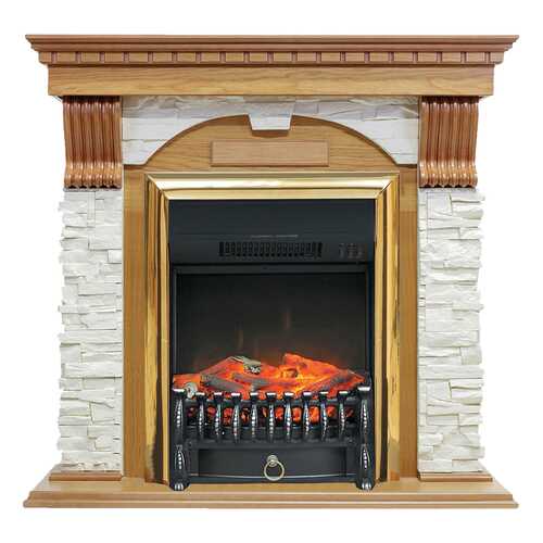 Электрокамин Royal Flame Dublin с очагом Fobos BR Белый; Дуб; Золотистый; Черный в ИКЕНация
