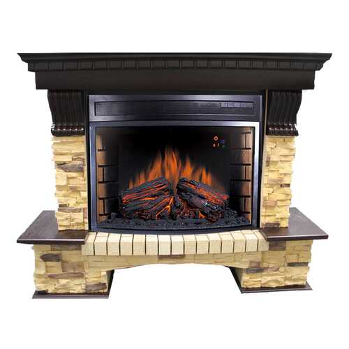 Электрокамин Royal Flame Pierre Luxe с очагом Panoramic 25 Коричневый; Черный в ИКЕНация