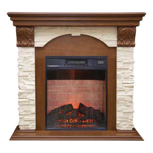 Современный электрический камин Real-Flame Dublin LUX STD/EUG/24 AO с очагом Irvine 24 в ИКЕНация