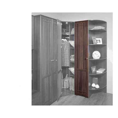 Платяной шкаф Hoff Sherlock 80095184 40х210,7х59, орех шоколадный в ИКЕНация