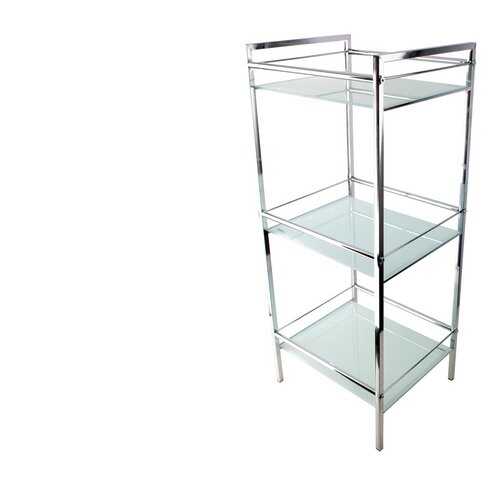 Стеллаж Hoff 80267873 30х35х84 см, хром/белый в ИКЕНация