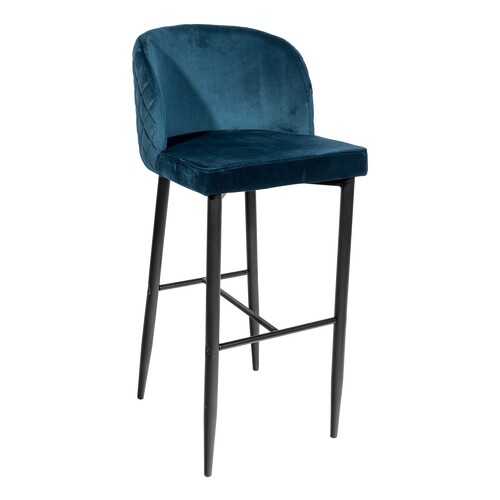 Мягкий барный стул STOOL GROUP MC11B HLR-63 Сине-зеленый, вельвет в ИКЕНация