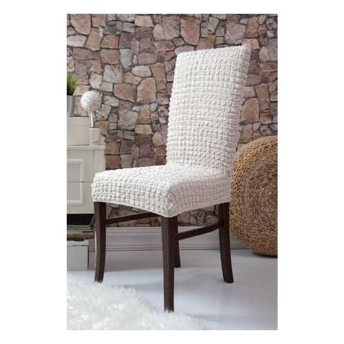 Чехол на стул без оборки Venera Chair, молочный, 1 предмет в ИКЕНация