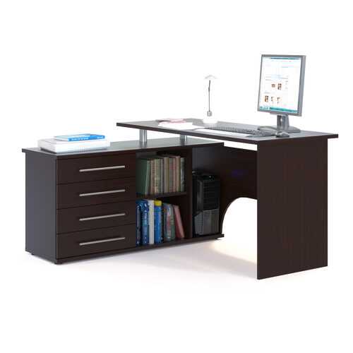 Компьютерный стол СОКОЛ КСТ-109Л 140x127x75, венге в ИКЕНация