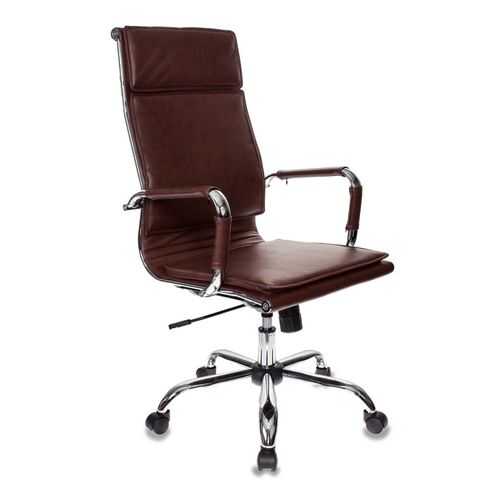 Компьютерное кресло Бюрократ 664064 CH-993/BROWN 64х72х113 см, коричневый/хром в ИКЕНация